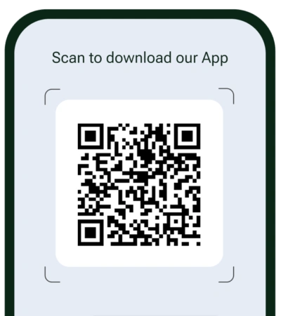 QR code for downloading the Kshema app, offering agriculture protection, rural insurance tools, and weather-based coverage for farmers in India
