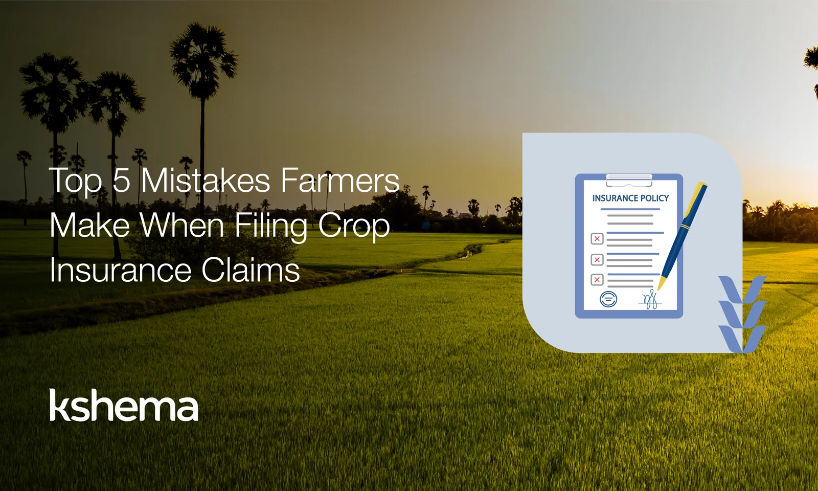 Farmers filing crop insurance claims with PMFBY tips to avoid common mistakes